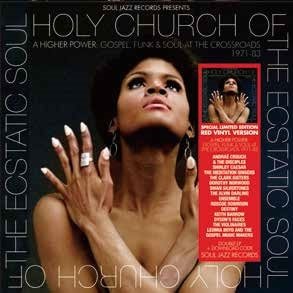 Cover for Soul Jazz Records Presents · Holy Church Of The Ecstatic Soul - A Higher Power: Gospel, Funk &amp; Soul At The Crossroads 1971-83 (RED VINYL) (LP) [RSD 2023 edition] (2023)