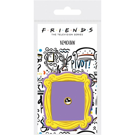 Friends: Frame Keychain Rubber Keychain (Portachiavi) - Keyrings - Merchandise - FRIENDS - 5050293389226 - 1. oktober 2019