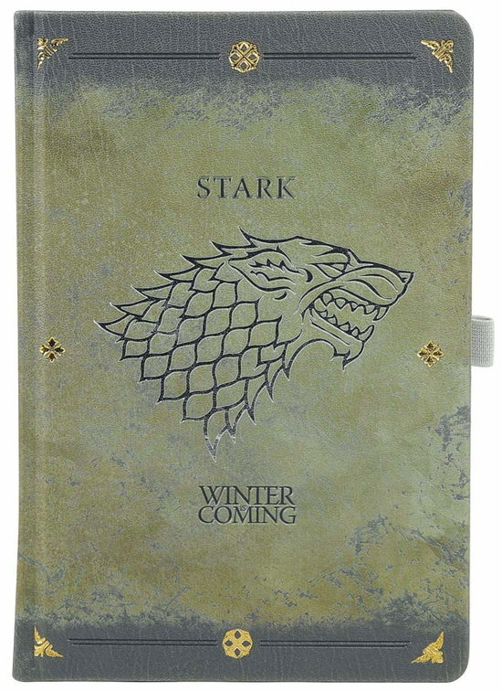 Cover for Premium Notebooks · A5 Premium Game Of Thrones Stark Worn (PC) (2019)