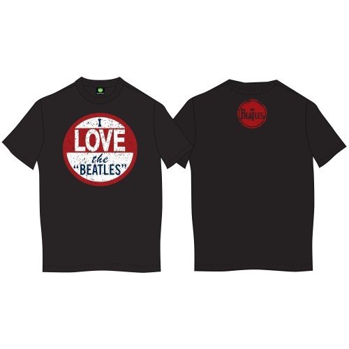 The Beatles Unisex T-Shirt: Vintage I Love The Beatles - The Beatles - Merchandise -  - 5055295319226 - 