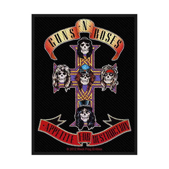 Cover for Guns N Roses · Guns N' Roses Woven Patch: Appetite (Retail Pack) (Standard) (Patch) [Black edition] (2019)