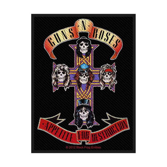 Cover for Guns N Roses · Guns N' Roses Standard Woven Patch: Appetite (Retail Pack) (Patch) [Black edition] (2019)