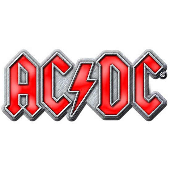 Cover for AC/DC · AC/DC Pin Badge: Red Logo (Enamel In-Fill) (Badge) [Metallic edition] (2019)
