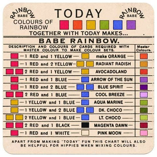 TODAY (LP) by BABE RAINBOW - Babe Rainbow - Music - Sony Music - 5056167116226 - November 15, 2019