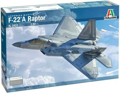 Cover for Italeri · 1/48 Lockheed Martin F-22a Raptor (6/22) * (Legetøj)