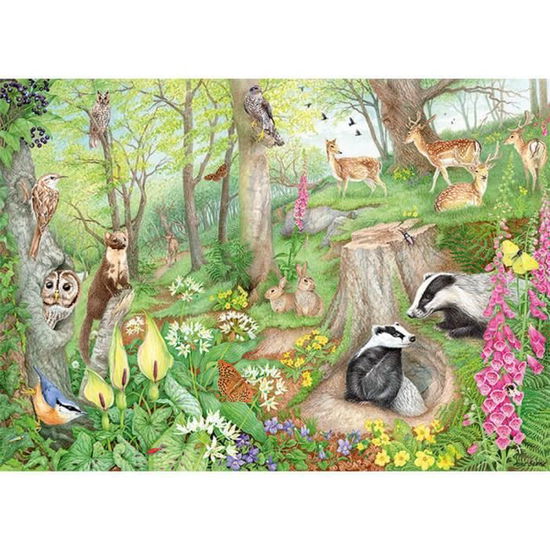 Cover for Falcon · Woodland Wildlife (1000 Stukjes) (Pussel)