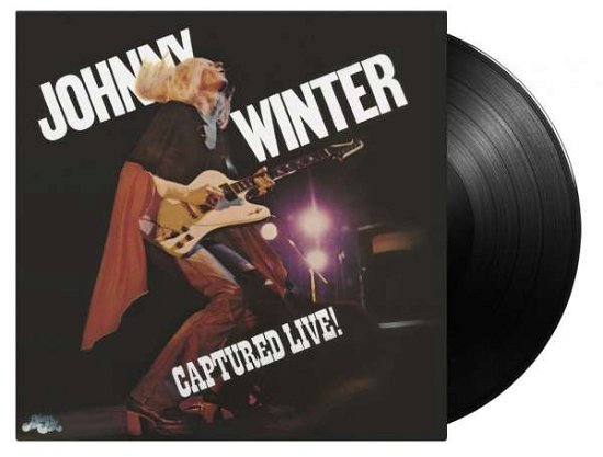 Cover for Johnny Winter · Captured Live! (Black) (LP) (2022)