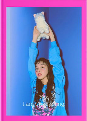 Cover for CHAEYOUNG (TWICE) · Yes, I Am Chaeyoung (1st Photobook) (Book) [Neon Pink edition] (2023)