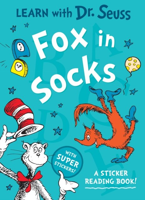 Cover for Dr. Seuss · Fox in Socks: A Sticker Reading Book! - Learn With Dr. Seuss (Paperback Bog) [Learn With Dr. Seuss edition] (2023)