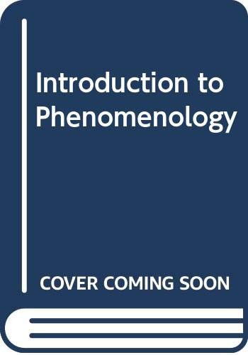 Cover for Dermot Moran · Introduction to phenomenology: Second Edition (Paperback Book) (2023)