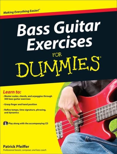 Cover for Patrick Pfeiffer · Bass Guitar Exercises For Dummies (Paperback Bog) (2010)
