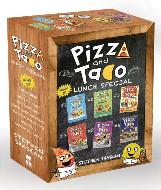 Cover for Stephen Shaskan · Pizza and Taco Lunch Special: 6-Book Boxed Set: Books 1-6 (A Graphic Novel Boxed Set) - Pizza and Taco (Hardcover Book) (2023)