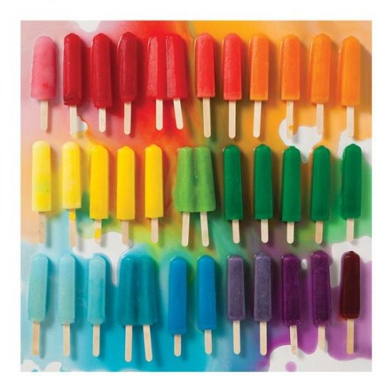 Cover for Galison · Rainbow Popsicles 500 Piece Puzzle (GAME) (2017)