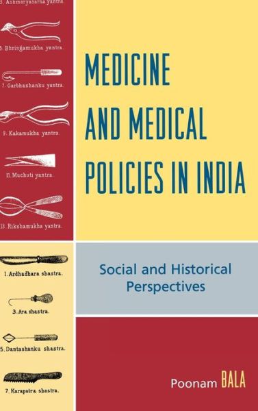 Cover for Poonam Bala · Medicine and Medical Policies in India: Social and Historical Perspectives (Hardcover Book) (2007)