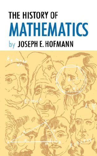 Cover for Joseph E. Hofmann · The History of Mathematics (Paperback Book) (1957)