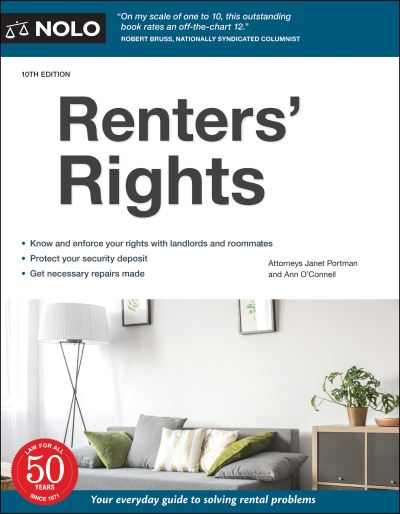 Renters' Rights - Janet Portman - Książki - NOLO - 9781413328226 - 26 stycznia 2021