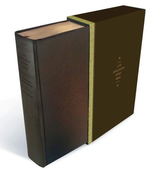 Cover for Tyndale · NLT Life Application Study Bible, Second Edition (Imiteret Læderbog) (2017)