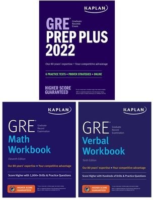 Cover for Kaplan Test Prep · GRE Complete 2022: 3-Book Set: 6 Practice Tests + Proven Strategies + Online - Kaplan Test Prep (Paperback Book) (2021)