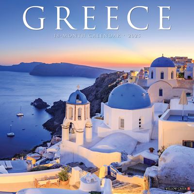 Greece 2025 12 X 12 Wall Calendar - Willow Creek Press - Fanituote - Willow Creek Press Calendars - 9781549243226 - tiistai 10. syyskuuta 2024