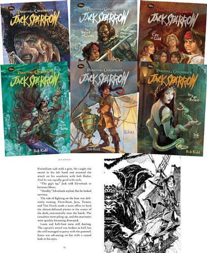 Pirates of the Caribbean, Jack Sparrow: the Coming Storm, the Siren Song, the Pirate Chase, the Sword of Cortes, the Age of Bronze, Silver, City of Gold, the Timekeeper - Rob Kidd - Książki - Spotlight (MN) - 9781599615226 - 1 września 2008