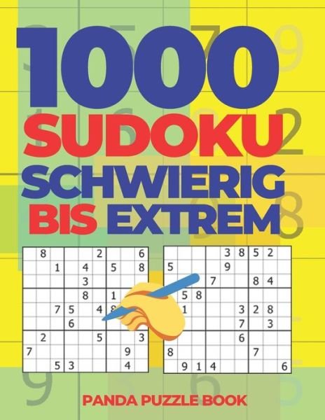 Cover for Panda Puzzle Book · 1000 Sudoku Schwierig Bis Extrem (Book) (2019)