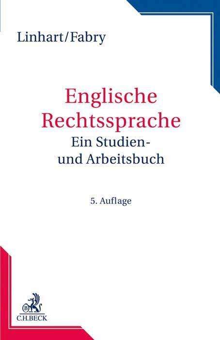 Cover for Linhart · Englische Rechtssprache (Book)