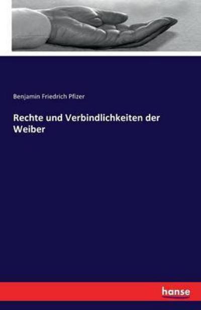 Cover for Pfizer · Rechte und Verbindlichkeiten der (Book) (2016)