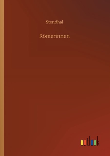 Cover for Stendhal · Roemerinnen (Pocketbok) (2020)