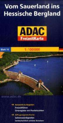 Cover for ADAC Verlag · ADAC Freizeitkarte: Vom Sauerland ins Hessische Bergland (Hardcover Book) (2008)