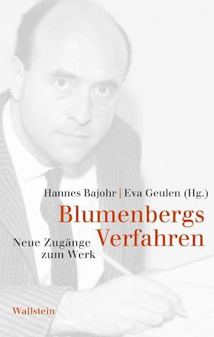 Cover for Hannes Bajohr · Blumenbergs Verfahren (Hardcover Book) (2022)