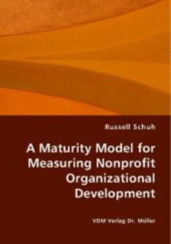 Cover for Russell Schuh · A Maturity Model for Measuring Nonprofit Organizational Development (Paperback Book) (2008)