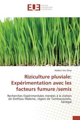 Cover for Diop · Riziculture pluviale: Expérimentat (Book)