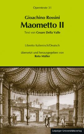 Cover for Rossini · Maometto II (Mehmed (Bog)