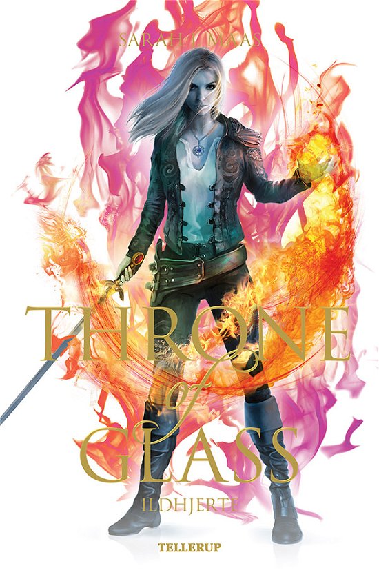 Cover for Sarah J. Maas · Throne of Glass, 7: Throne of Glass #7: Ildhjerte (Hardcover bog) [1. udgave] (2021)