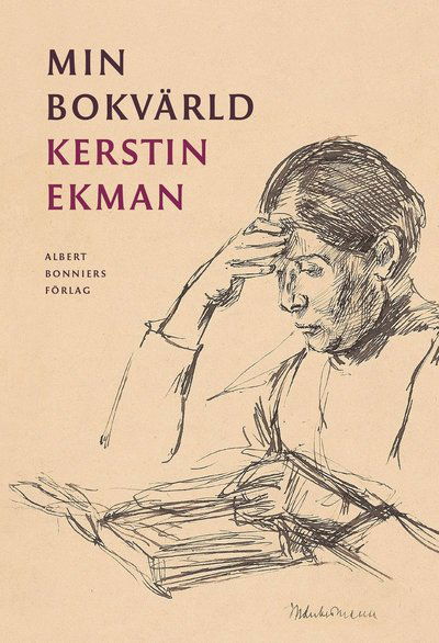 Cover for Kerstin Ekman · Min bokvärld (Inbunden Bok) (2023)