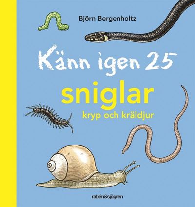 Känn igen 25: Känn igen 25 sniglar, kryp och kräldjur - Björn Bergenholtz - Książki - Rabén & Sjögren - 9789129708226 - 14 czerwca 2017