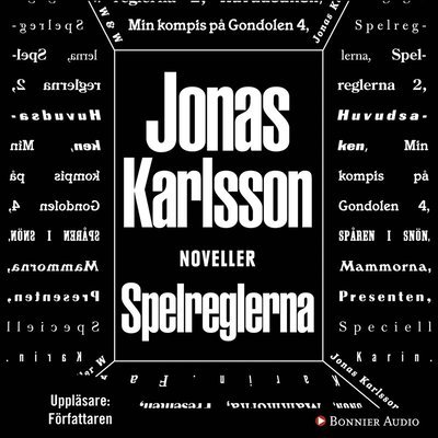 Cover for Jonas Karlsson · Spelreglerna (Audiobook (CD)) (2011)