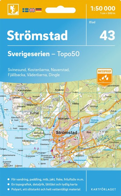 Cover for Stromstad - Sverigeserien Topo50 (Map) (2025)
