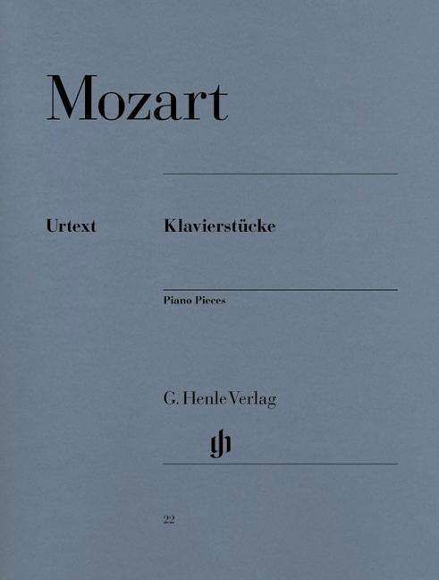 Cover for Wolfgang Amadeus Mozart · Klavierstücke.HN22 (Book) (2018)