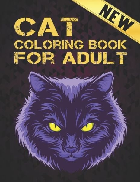 Cover for Qta World · Cat Coloring Book for Adult (Taschenbuch) (2021)