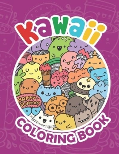 Cover for Phylicia Abrahamian · Kawaii Coloring Book (Pocketbok) (2020)