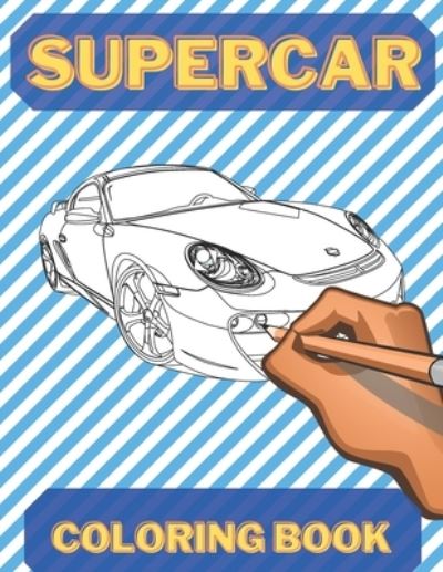 Cover for Kollan · SuperCar Coloring Book (Paperback Book) (2021)