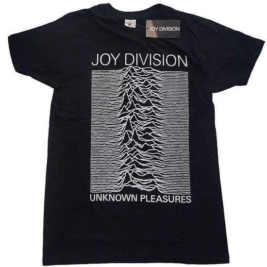 Cover for Joy Division · Joy Division Unisex T-Shirt: Unknown Pleasures White On Black (T-shirt)