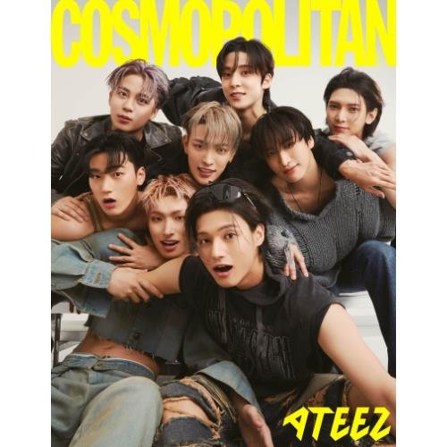 Cover for Ateez · COSMOPOLITAN AUGUST 2023 x ATEEZ (Blad) [A Group edition] (2023)