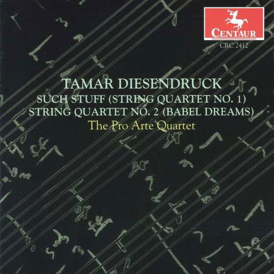 String Quartets 1 & 2 - Diesendruck / Pro Arte Quartet - Musiikki - CENTAUR - 0044747241227 - tiistai 1. kesäkuuta 1999