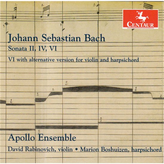 Sonatas for Violin & Harpsichord - Johann Sebastian Bach - Musiikki - CENTAUR - 0044747337227 - perjantai 24. lokakuuta 2014