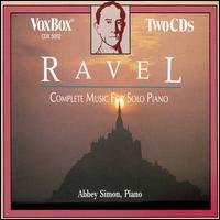 Cover for Simon Abbey · Complete Music for Solo Piano VoxBox Klassisk (CD) (2000)