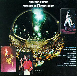 Cover for Three Dog Night · Captured Live At The Foru (CD) (1989)