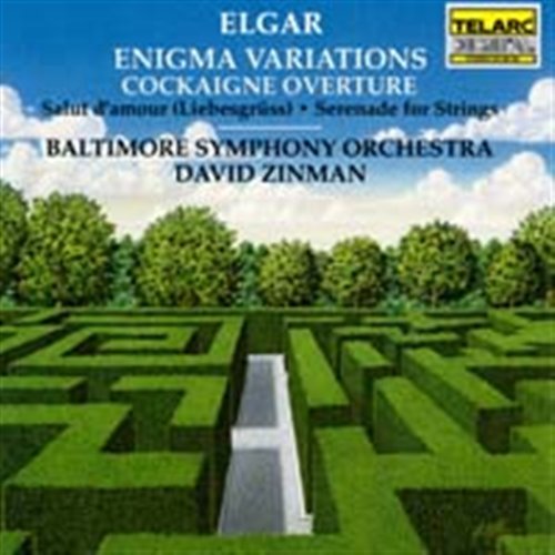 Elgar: Enigma Variations - Baltimore Symp Orch / Zinman - Musik - Telarc - 0089408019227 - 9. oktober 1989