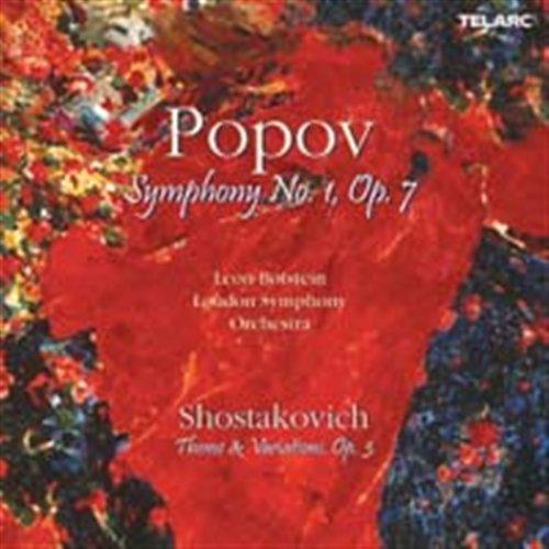 Cover for Botstein / London Symphony Orchestra · Popov: Symphony No. 1 / Shostakovich: Theme &amp; Variations (CD) (2004)